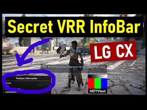 Easter Egg Lg Tvs Vom Typ Cx Und Gx Zeigen Infos Zu Freesync G Sync Und Vrr An Surround Sound Info
