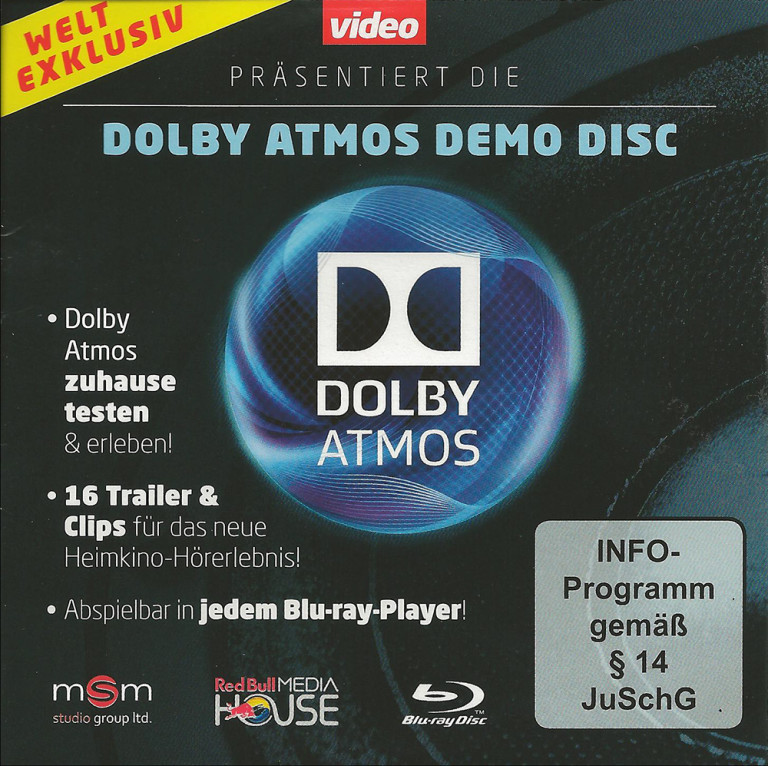 dolby atmos demonstration disc burning