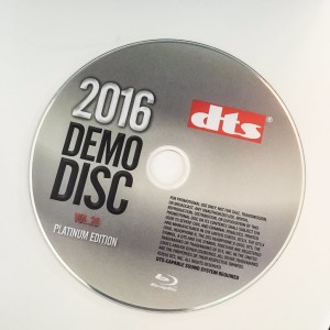 Limitierte Platinum Edition der Demo-Disc. (c) Bild DTS (über Twitter)