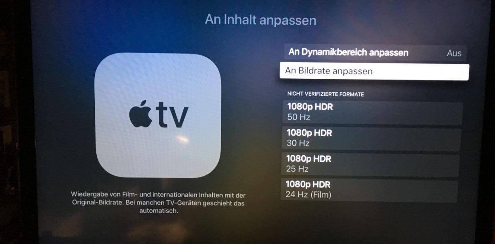 Apple Tv 4k Tvos 11 2 Fur Flexibleren Umgang Mit Dolby Vision Und 24p Surround Sound Info