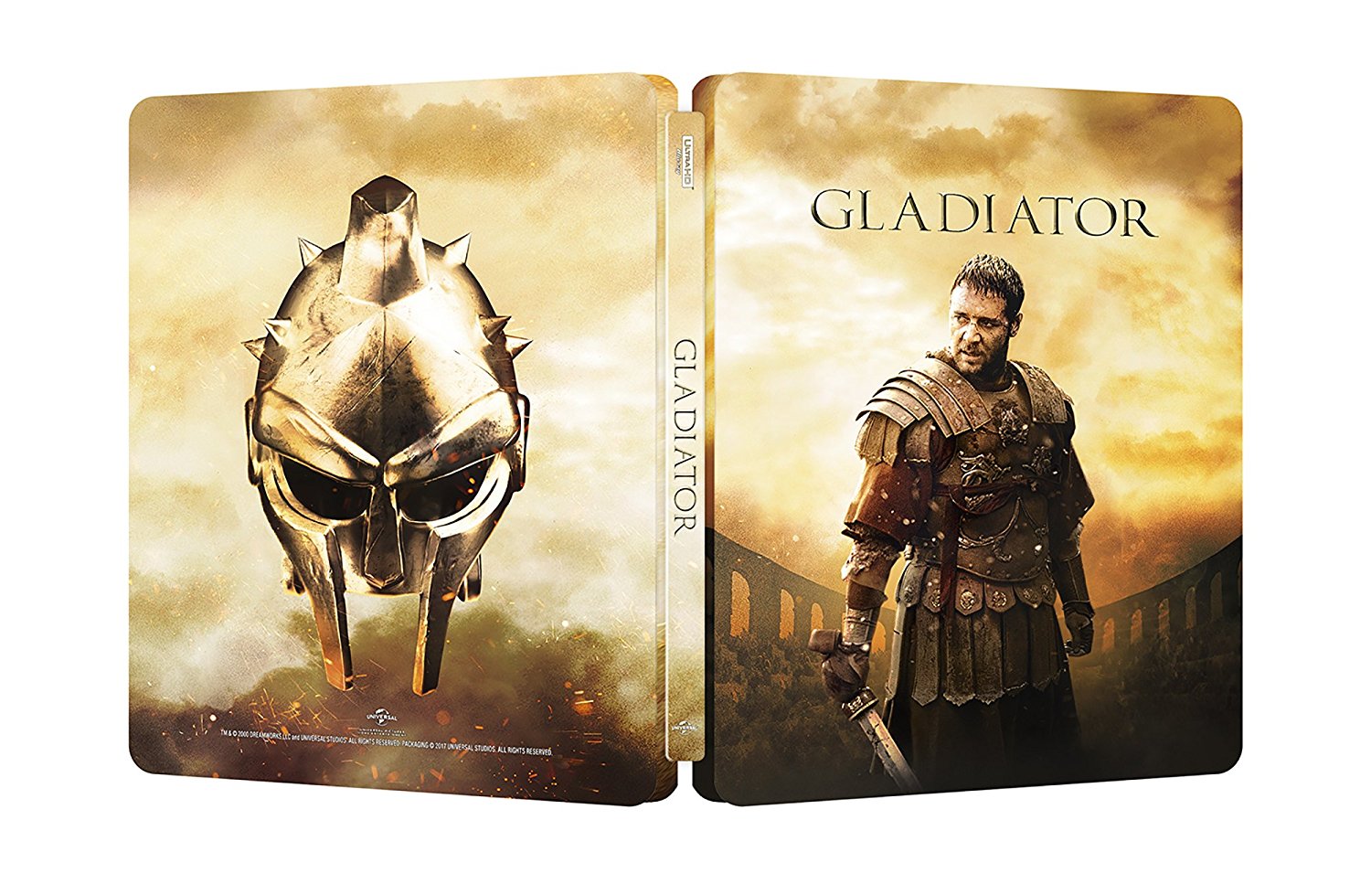 "Gladiator": Amazon listet Steelbook-4K-Disc mit englischem und deutschem DTS:X-Ton (Update)