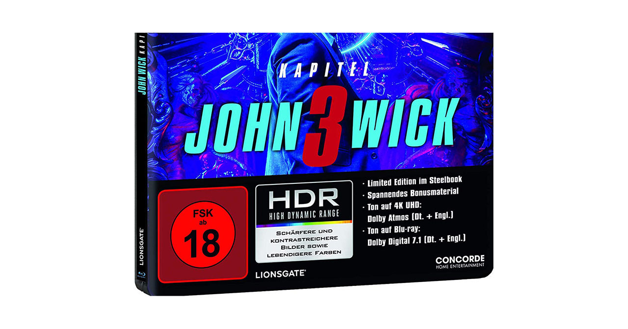 "John Wick 3": 4K-Blu-ray auch mit deutschem Dolby-Atmos-Ton (Update)