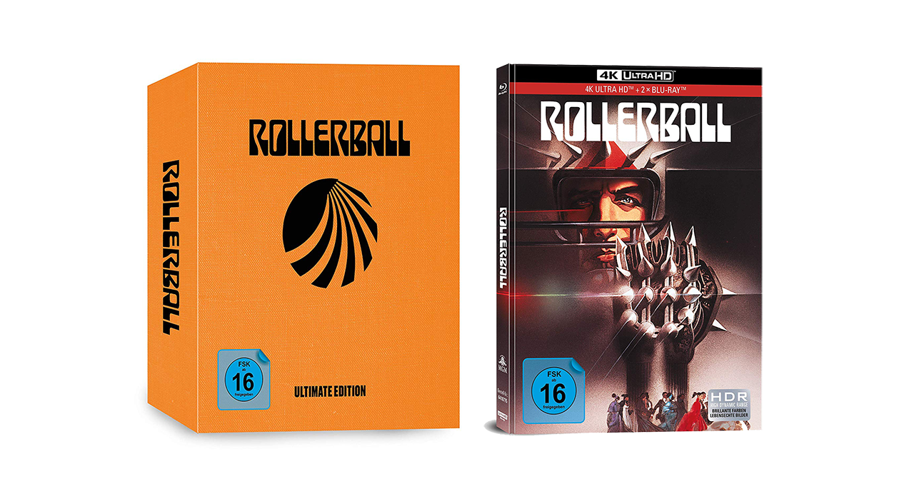 "Rollerball" erscheint auf 4K-Blu-ray als "Ultimate Edition" und als Mediabook