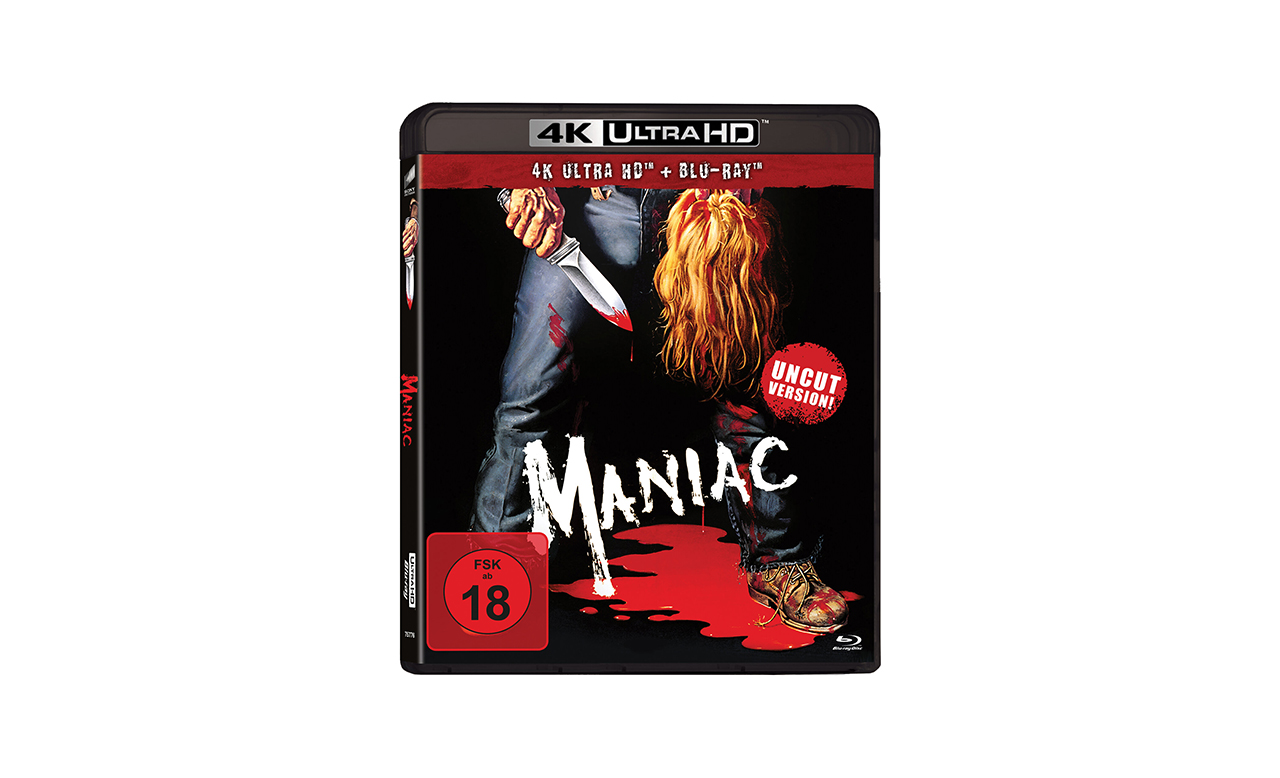 "Maniac" (1980) auf 4K-Blu-ray: kein englischer Atmos-Ton, dafür besserer deutscher Ton
