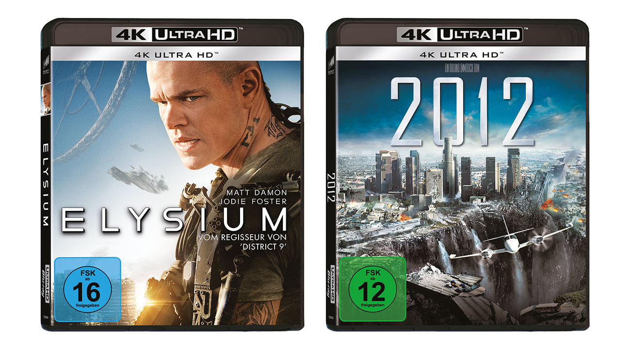 Sony bringt "Elysium" und "2012" auf 4K-Blu-ray (Update)
