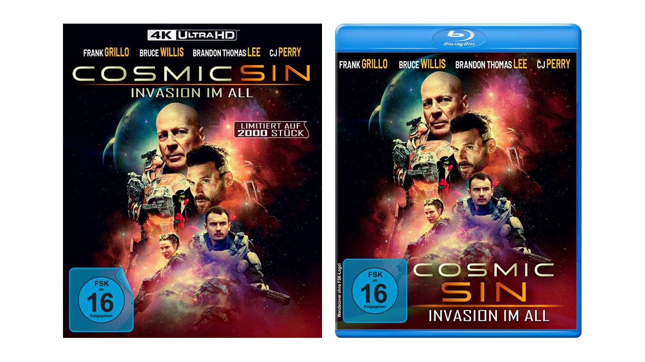 "Cosmic Sin": Bruce-Willis-Streifen auf Blu-ray und 4K-Blu-ray (2. Update)