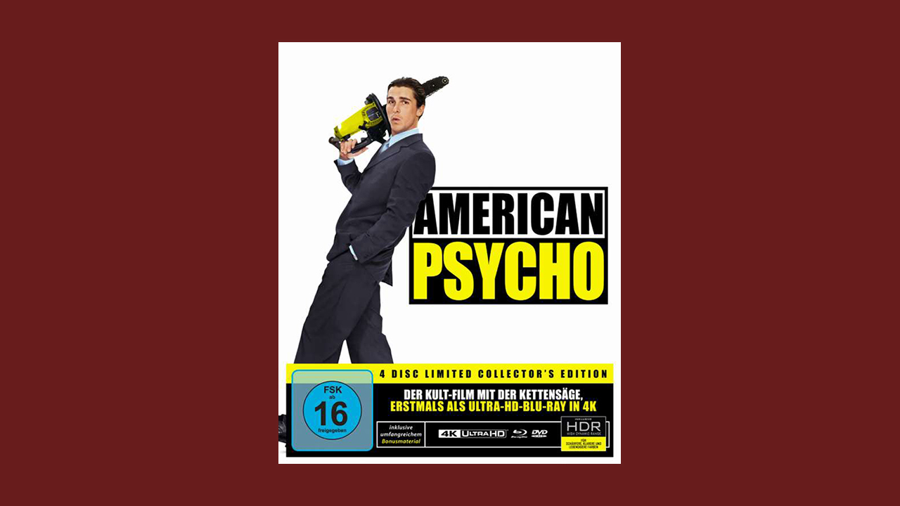 "American Psycho" erstmals auf 4K-Blu-ray - als 4-Disc-Set (Update)