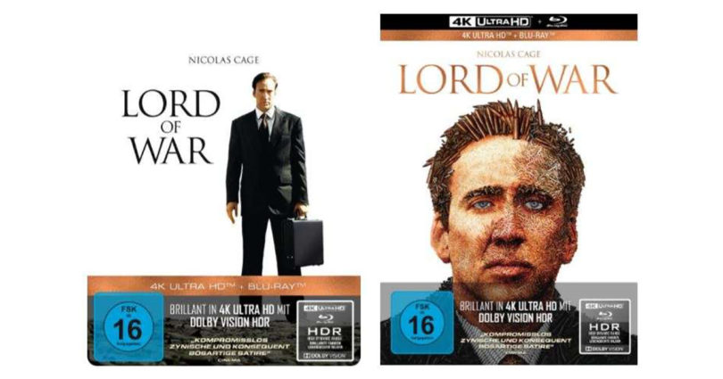 „Lord Of War“ als 4K-Blu-ray in Steelbook- und Mediabook-Edition (Update)