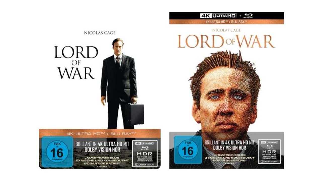 "Lord Of War" als 4K-Blu-ray in Steelbook- und Mediabook-Edition (Update)