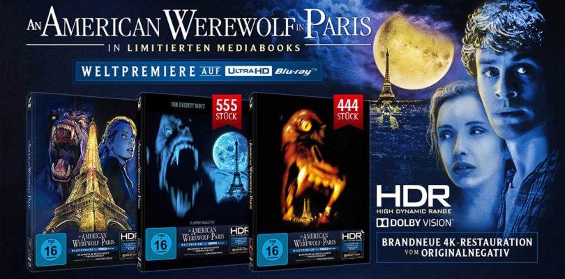 „An American Werewolf in Paris“ erstmals auf UHD-Blu-ray