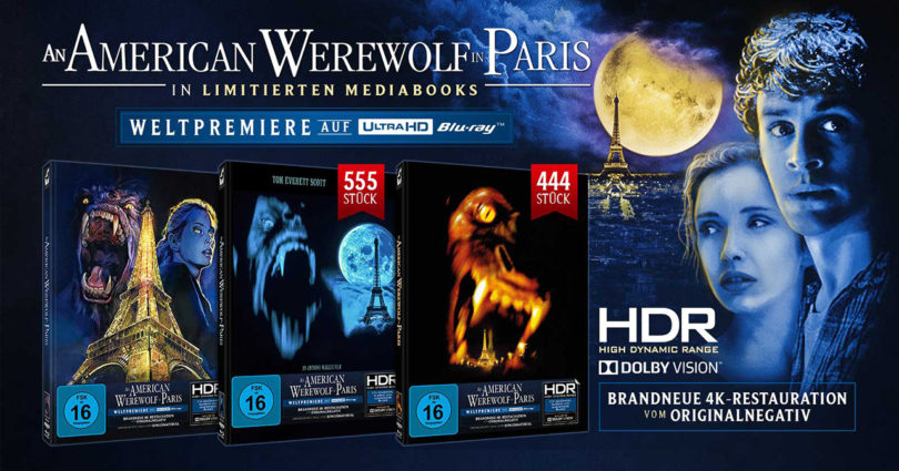 „An American Werewolf in Paris“ erstmals auf UHD-Blu-ray