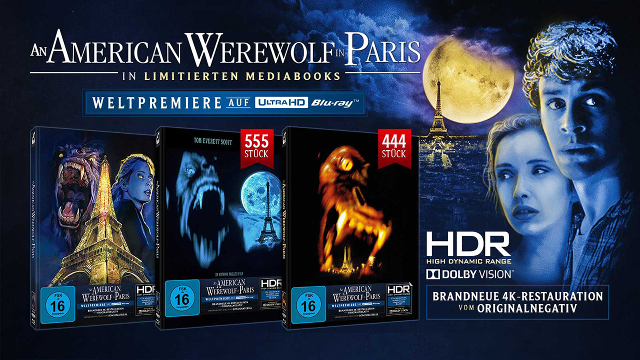 "An American Werewolf in Paris" erstmals auf UHD-Blu-ray (Update)