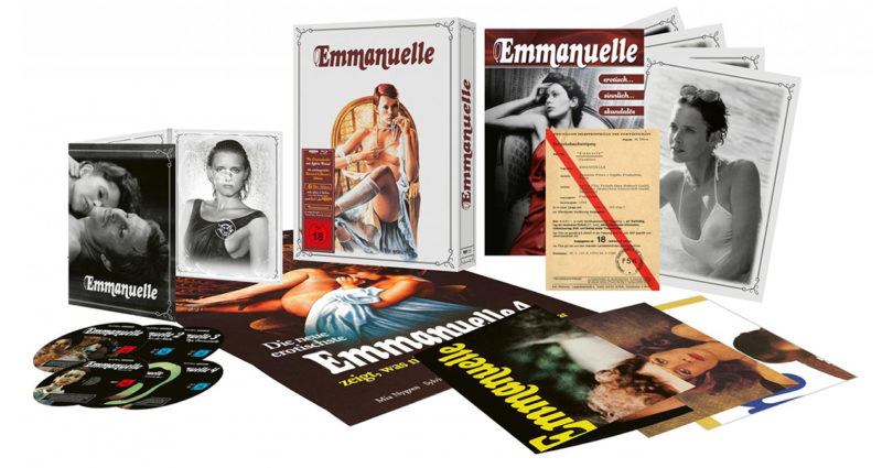 „Emmanuelle 1 – 4“: Boxset mit UHD-Blu-ray und vielen Extras