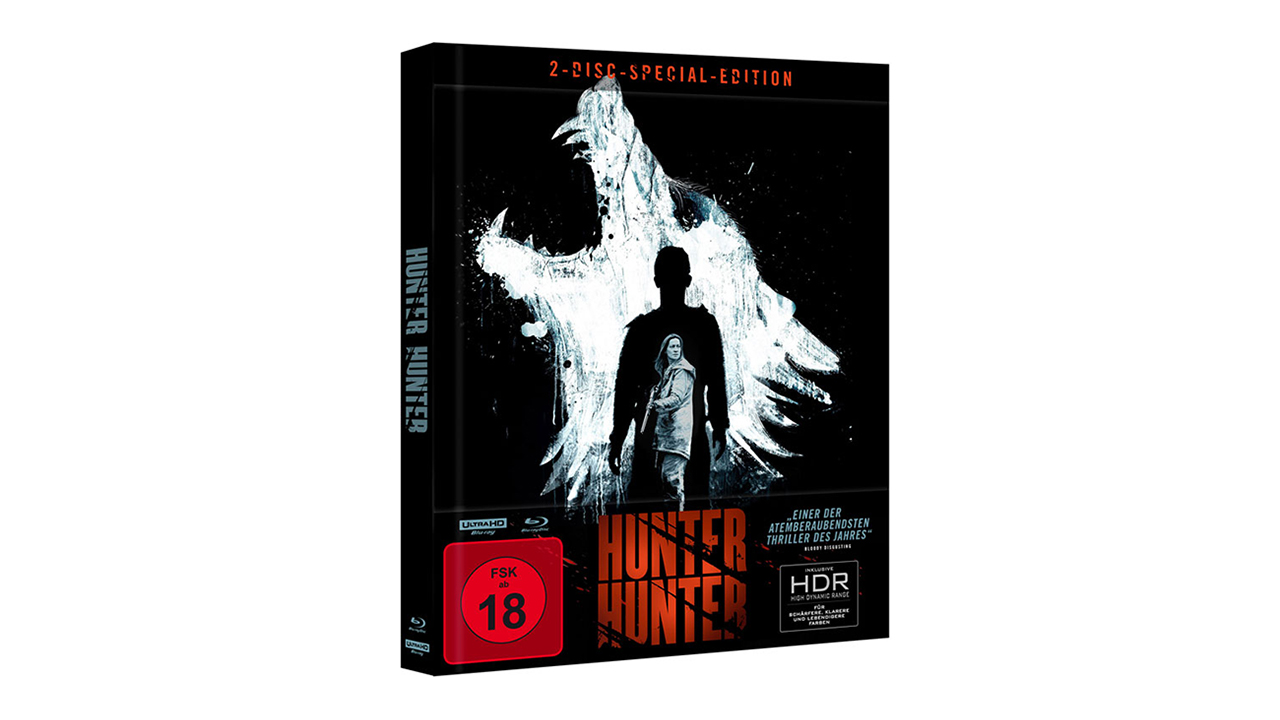 "Hunter Hunter": Survival-Thriller auf 4K-Blu-ray im Mediabook und auf Blu-ray (Update)