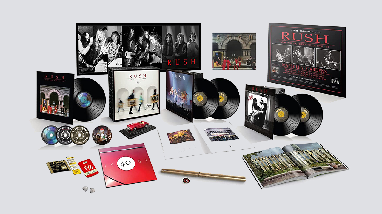"Rush: Moving Pictures": Blu-ray Disc in Limited Super Deluxe Boxset mit Dolby-Atmos-Ton