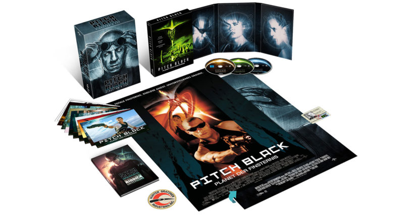 „Pitch Black“: 4K-Blu-ray und Blu-ray Disc mit deutschem und englischem Dolby-Atmos-Ton