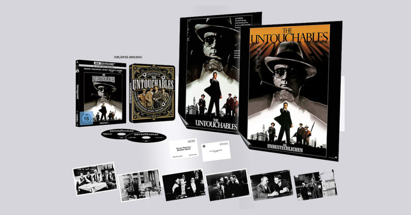 The Untouchables – Die Unbestechlichen“ als 4K-Blu-ray-Steelbooks – auch in Collector’s Edition (Update)