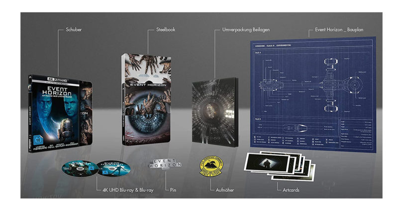 „Event Horizon“ erscheint auf 4K-Blu-ray im Steelbook mit einigen Extras