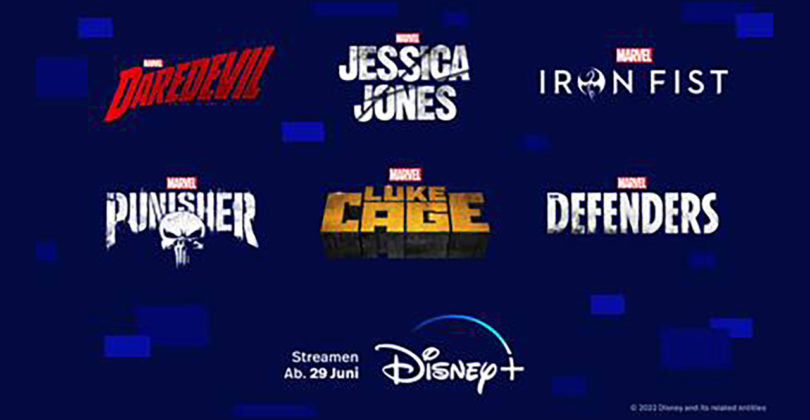 Disney+: Marvels-Serien von Netflix kommen am 29. Juni