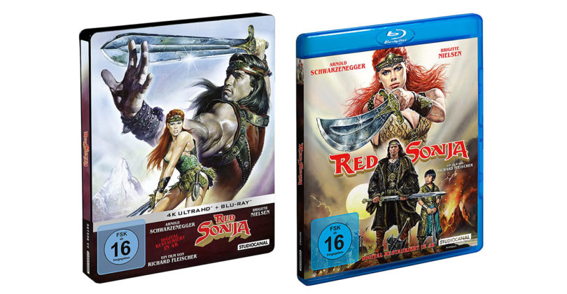 „Red Sonja“ erscheint auf 4K-Blu-ray in Steelbook-Edition und remastered auf Blu-ray