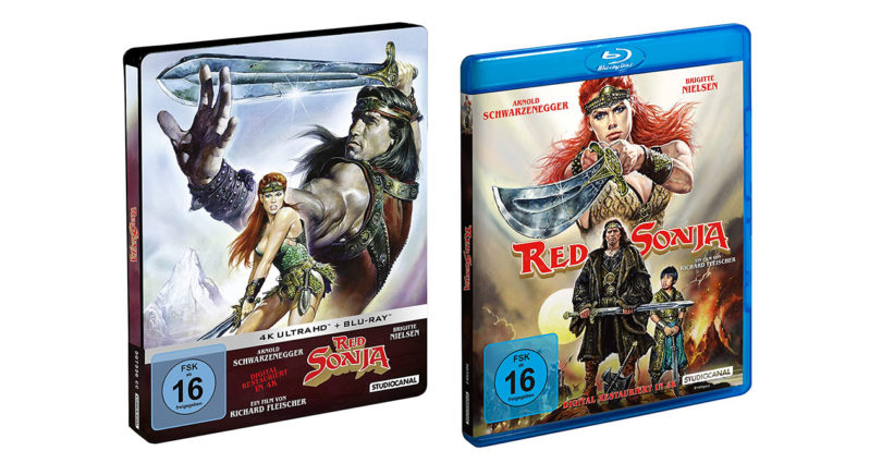 „Red Sonja“ erscheint auf 4K-Blu-ray in Steelbook-Edition und remastered auf Blu-ray