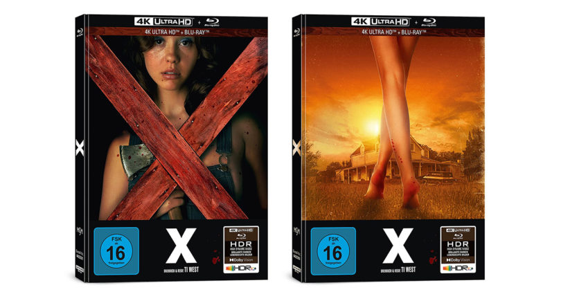 „X“: Horrorthriller auf 4K-Blu-ray als Mediabooks