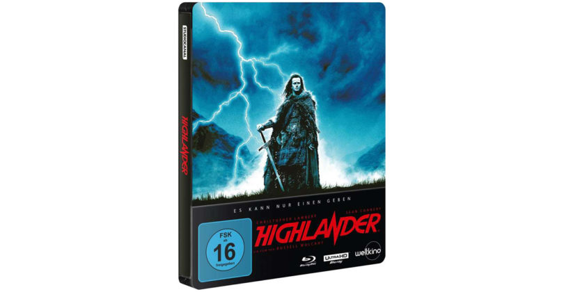 „Highlander“ auf UHD-Blu-ray als Steelbook-Edition (Update)