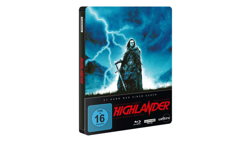 „Highlander“ auf UHD-Blu-ray als Steelbook-Edition (2. Update)