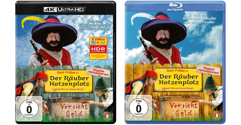 „Der Räuber Hotzenplotz“ mit Gerd Fröbe erscheint auf 4K-Blu-ray und remasterter Blu-ray Disc