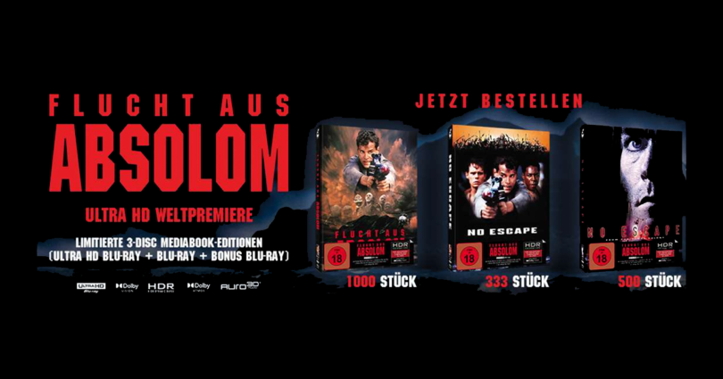 „“Flucht aus Absolom“ mit deutschem Ton in Dolby Atmos und Auro-3D