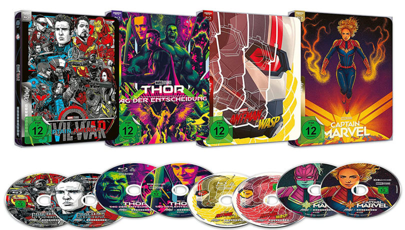 Marvel-Filme auf 4K-Blu-rays als Mondo-Steelbooks bei Amazon und JPC vorbestellbar (Update)