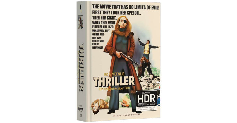 „Thriller – ein unbarmherziger Film“: Uncut auf UHD-Blu-rays und Blu-ray in 8-Discs-Mediabooks