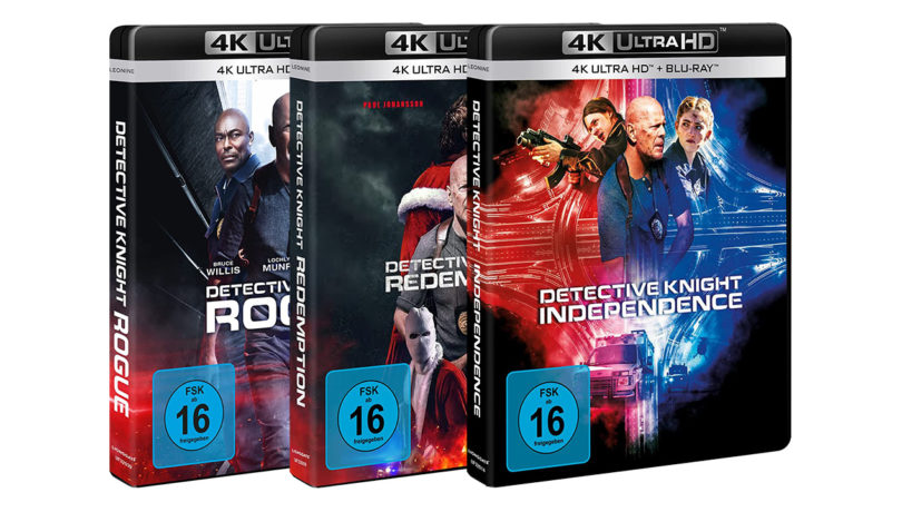 „Detective Knight“ auf Blu-ray und UHD-Blu-ray: Verabschiedet sich Bruce Willis mit einer Trilogie? (2. Update)