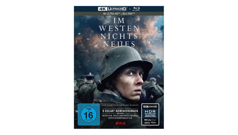 „Im Westen nicht Neues (2022)“ erscheint auf Ultra HD Blu-ray – als Mediabook (3. Update)
