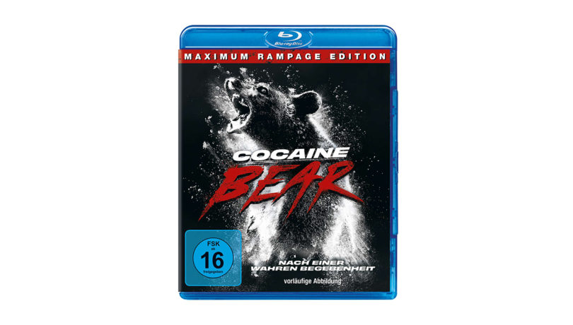 „Cocaine Bear“ auf Blu-ray Disc mit 7.1-Ton und als 4K/Dolby-Vision-Stream mit Dolby-Atmos-Ton