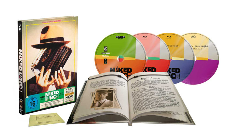 „Naked Lunch“: UHD-Blu-ray-Premiere mit limitierten 4-Disc-Editionen